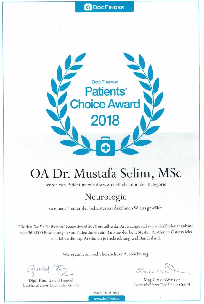 Docfinder Patients Choice Award 2018, foundingstory